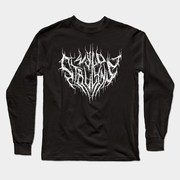 Wyld Stallyns - Death Metal Logo Long Sleeve T-Shirt by Brootal Branding